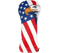 GOLTERS Funda híbrida para cabeza de palo de golf con bandera y águila para conductor Fairway Wood Hybrid para Scotty Cameron Odyssey Taylormade Ping Ect (para conductor)