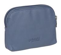 Golunski Monedero de cuero para mujer, Azul medio., Monedero