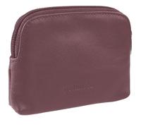 Golunski Monedero de cuero para mujer, morado, Monedero