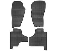 Alfombrillas de goma Jeep Cherokee IV 2007-2012 SUV 4 piezas Negro Frogum elToro