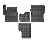 Alfombrillas delanteras de goma Peugeot Traveller desde 2016 4 piezas Negro