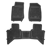 Goma Alfombrillas De Coche Rezaw-Plast para Isuzu D-Max II 2011-2019 juego de al