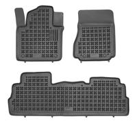 REZAW - PLAST Alfombrillas Antideslizantes para Coche aptas para Nissan NV200 a Partir de 2009. Protección Completa para su Coche en Todas Las Condiciones meteorológicas con Alfombrillas de Goma