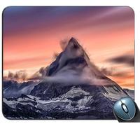 Goma antideslizante Computadora personalizada cómoda alfombrilla para ratón Alfombrilla para ratón Mousepad, matterhorn mountain from alps 47459 Rectángulo personalizado alfombrilla para ratón