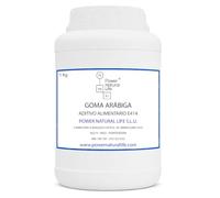 Goma Arábiga en Polvo | Power Natural Life | Bote 1 kg | Aditivo Alimentario E414 | Estabilizante y Emulsionante | Uso Alimentario, Técnico e Industrial