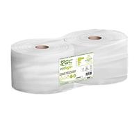Gomà-Camps - Pack 2 x Celulosa Industrial 2 x 500 Mts | Rollo Secamanos, Papel Reciclado Doble Capa, Secado Universal, Multiusos