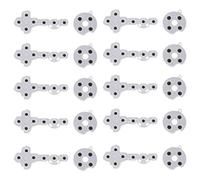 Goma Conductora para Xbox 360, 10 Uds. Goma Conductora para Gamepad, Botón de Almohadilla de Contacto Apto para Controlador de Juegos Xbox