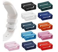 Goma Correa de Reloj - Soporte de Silicona, Bucles de Retención, Anillos de Sujeción para Banda de Reloj Inteligente