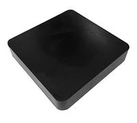 Goma Dapping banco de trabajo de metal bloque 4 "x 4" x 1 "arte arcilla bloque de plata herramienta