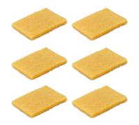 Goma de borrar adhesiva, 6 unidades, bloque de limpieza, papel de lija, limpiador de papel de lija, limpiador de cemento, limpiador de cinta de lijado, removedor de adhesivo rectangular