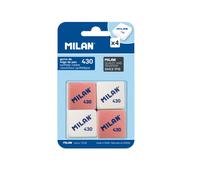 Goma de borrar milan 430 blister , 4 Unidades ( Paquete de 1)