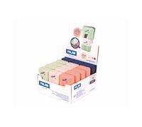 Goma de borrar Milan 430 con funda protectora rígida serie 1918 cuadrada miga de pan