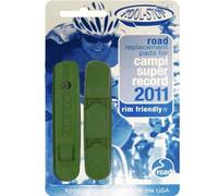 Goma de freno Kool-Stop Road Campa SR R15-SRC para llantas de aluminio verde