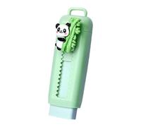 Goma de lápiz retráctil deslizante, goma retráctil,Niños cómics Panda Push Pull Slide Pencil Berasers - Suministros escolares de goma para escribir, y dibujar herramientas de extracción