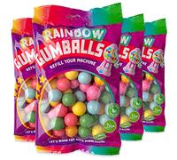 Goma de mascar de 800 g para dispensador de chicles de mascar, máquina de chicle, goma de mascar, colorantes naturales, sin gluten, halal (4 x 200 g)