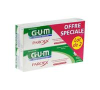 Goma de mascar Paroex Gel dentífrico Set de 2 x 75 ml