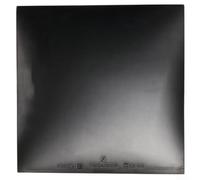 Goma de tenis de mesa con esponja dura para juego de ataque rápido de ping pong, tipo inverso con dureza 39 para un mayor giro y control, material en color rojo o negro, adecuado para ataques (negro)