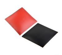 Goma de tenis de mesa con esponja dura para juego de ataque rápido de ping pong, tipo inverso con dureza 39 para un mayor giro y control, material en color rojo o negro, adecuado para ataques (negro +