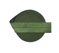 Goma Elastica 10 Yard Solid Shiny Fold Over Elastic 20mm Spandex Satin Band Headband Underwear Dress DIY Sewing Trim(Green)