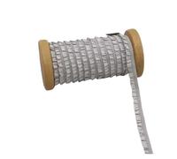 Goma Elastica 10mm Rubber Bands Pleated Lace Elastic Band Dress Garment Stretch Tape Clothes Elastics Rope DIY Sewing Accessories(Grey,60Meters)