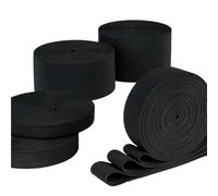 Goma Elastica 20mm/25mm/30mm/35mm/40mm/45mm/50mm White Black Nylon Highest Elastic Bands Garment Trousers Sewing Accessories(Black,15 meter,30mm)