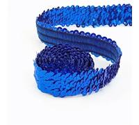 Goma Elastica 30mm Sequin Lace Trim Elastic Band Ribbon Stretch Fabric For Dress Curtain Clothes DIY Latin Sewing Accessories(Color 2,30mm-10Meters)