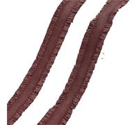 Goma Elastica 5/10/20/45Yards Colorful Elastic Bands 13mm Stretch Ribbon Tape For Sewing Underwear Bra Strap Rubber Band Decorative Lace Trims(30RedCoffee,13mm-5Yards)