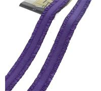 Goma Elastica 5/10/20/45Yards Colorful Elastic Bands 13mm Stretch Ribbon Tape For Sewing Underwear Bra Strap Rubber Band Decorative Lace Trims(14DarkPurple,13mm-10Yards)