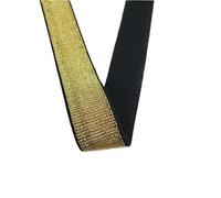 Goma Elastica 5/10meters 25-50mm Gold Silver Silk Elastic Band