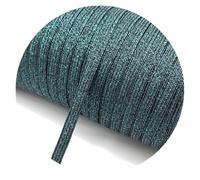 Goma Elastica 6mm Glitter Elastic Ribbon Sewing Band Fiat Rubber For Waist Stretch Rope DIY Mask Lanyard(Color 35,135yards 1 Roll)