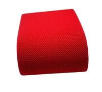 Goma Elastica Costura Banda elástica de 7,5 cm ancho for pantalones, faldas, cinturones, cinta sarga, látex, banda goma 1 m(Red)