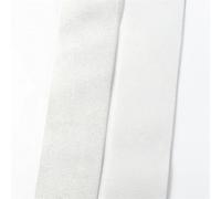 Goma Elastica Costura Banda elástica de nailon 25-50mm, cinta goma LICRA con lentejuelas, ropa interior, falda, accesorios costura DIY, 5/10 metros(White,5Meters,40mm)