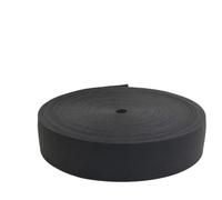 Goma Elastica Costura Banda elástica plana de 1 metro for coser ropa, pantalones, accesorios, cinturón elástico, prendas vestir, costura artesanal, ancho tela 3 a 60 mm(Black,5M,38mm)