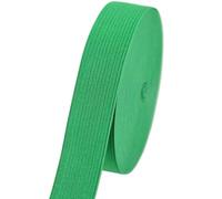Goma Elastica Costura Bandas elásticas planas coloridas de 2/5/10M y 2CM, cinta cuerda goma gruesa tejida látex alta elasticidad, accesorios costura for pantalones prendas DIY(Grass green,10M)