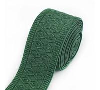 Goma Elastica Costura Bandas elásticas suaves de 1/2 metros y 50mm for coser pantalones, ropa, banda goma, correa, correas, decoración, accesorios DIY(GrassGreen,1Meter)