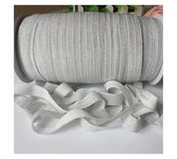 Goma Elastica Gold/Silver Glitter Elastic Ribbon Fold Over Clothing Accessories Stretch Band DIY Crafts(Color14)