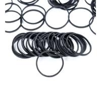 Goma elástica grande, 100 Uds banda de goma natural fuerte negra, bandas elásticas for oficina escuela hogar, anillos elásticos fuertes diámetro 19/25/40mm(19x1.5mm)