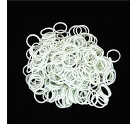 Goma elástica grande, 500 Uds bandas de goma blancas de alta elasticidad, anillo de goma 16 * 1,4mm, bandas elásticas fuertes, suministros escolares con lazo de banda de soporte