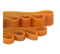 Goma elástica grande, Bandas de goma elásticas amarillas, anillos de látex estirables de 100 a 190mm de diámetro, bandas elásticas de 3mm de grosor de 15/30mm de ancho, 1 ud.(600x30x3mm)