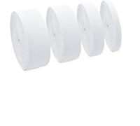 Goma Elastica Sewing Elastic Band Stretch High Elasticity Knit Cord Spool 10/15/20/25/30/35/40/45/50/60mm Wide For(White,20Meters,45mm)