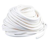 Goma espumada de silicona con tira esponja cuadrada blanca, sellado ajuste junta ventanas puertas 2/3M(3M 3 * 20mm)