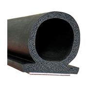 Goma estanqueidad Universal con adhesivo 3m para junta de puerta, sellado puerta caravana, naval, maquinaria agrícola etc. NEGRO