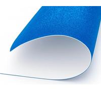 Goma EVA azul cielo film purpurina láminas 40x60cm.x2mm. 5u.