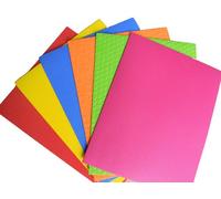 Goma eva olef texturizada hoja 40x60 cm bolsa de 12 surtido
