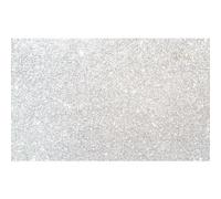 Goma eva purpurina - 50 x 35 cm x 2 mm (5 uds.), color blanco