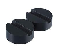 Goma Gato Hidraulico,HTBAKOI Revestimiento de Goma para Gato 65 x 34 mm Caucho de Elevador para Coche o Vehículo Bloque de Goma［Incluye 2 Unidades］