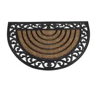 Goma Impalla 45x75cm Negro Alfombrilla De Entrada Alfombrilla Para El Hogar