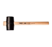 Goma mallet 65 mm/425 g, mango de madera hickory