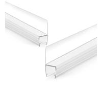 Goma Mampara Ducha de PVC, Fácil de Cortar e Instalar, Sello Inferior for Puerta de Ducha for Mamparas de Ducha de Baño(2pcs,12mm/0.47in)