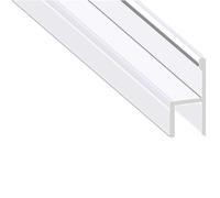 Goma Mampara Ducha, Junta Mampara Ducha, Evita Fugas de Agua en la Ducha y Crea una Barrera de Agua, PVC, 2 m de Longitud(8mm)